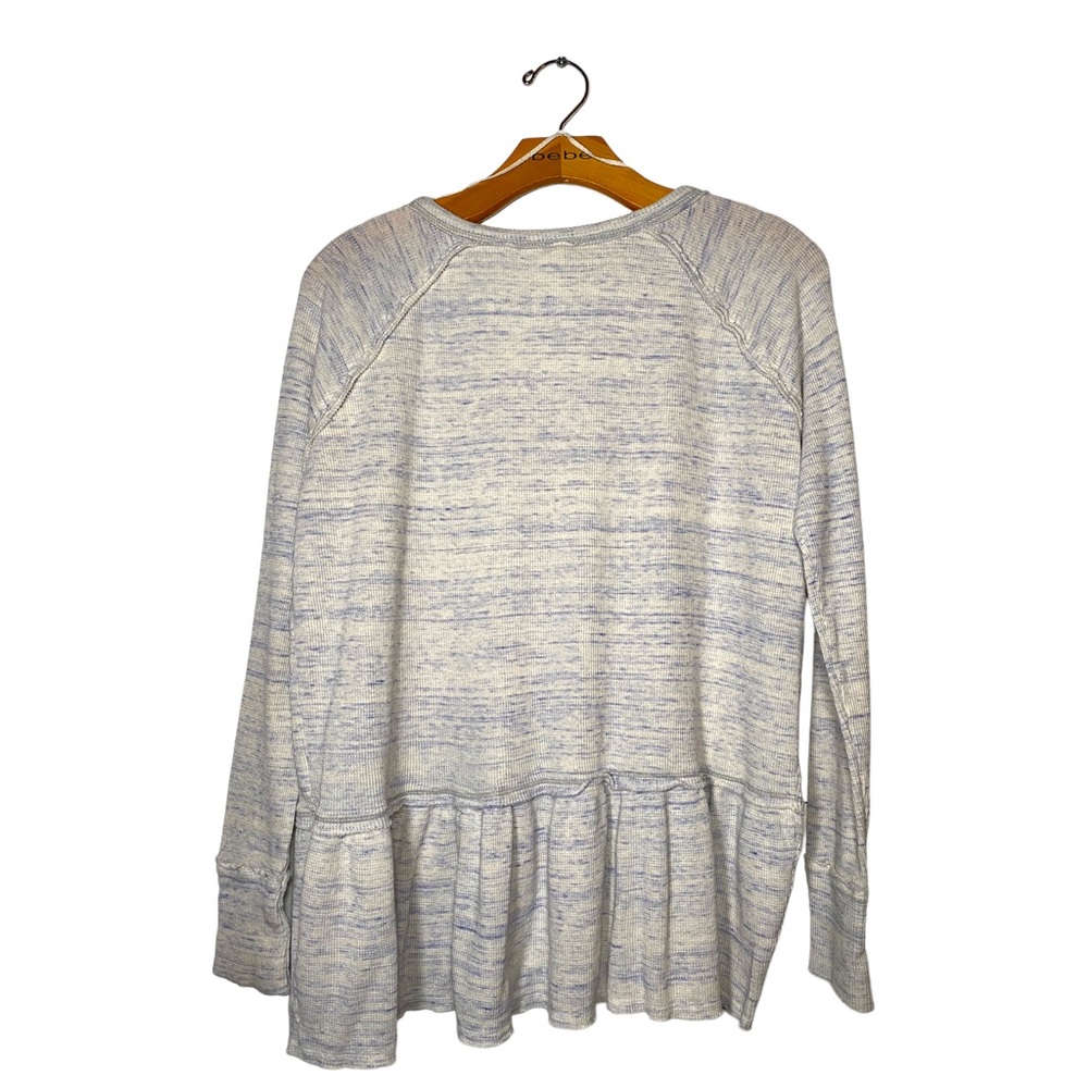 Free People Heathered Gray Long Sleeve Tee - Picture 11 of 13